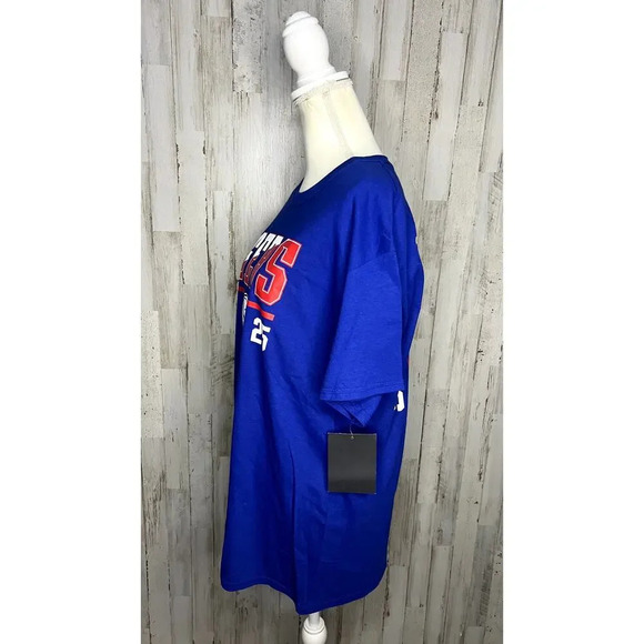 NWT NBA Philadelphia 76ers Ben‎ Simmons #25 Men's Blue T-Shirt Size XL - Picture 4 of 4